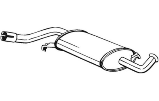 Middle Silencer 105-153 Bosal, Image 2