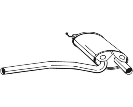 Middle Silencer 105-165 Bosal, Image 2