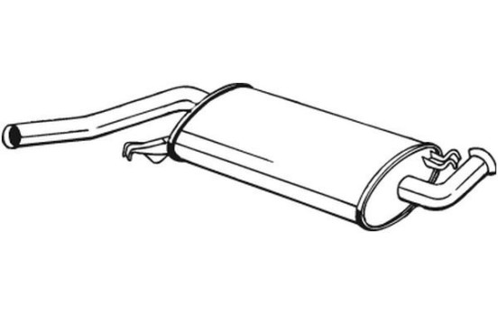 Middle Silencer 105-215 Bosal, Image 2