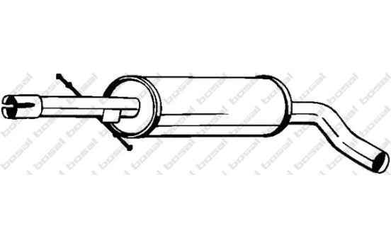 Middle Silencer 105-497 Bosal