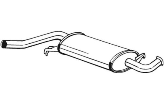 Middle Silencer 105-971 Bosal, Image 2
