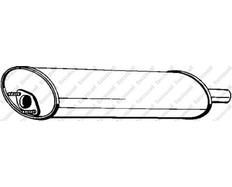 Middle Silencer 115-743 Bosal