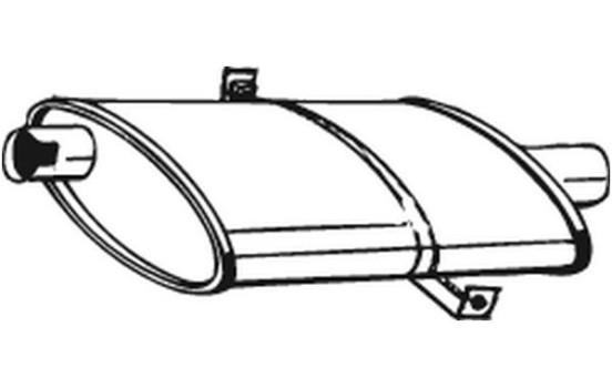 Middle Silencer 130-161 Bosal, Image 2