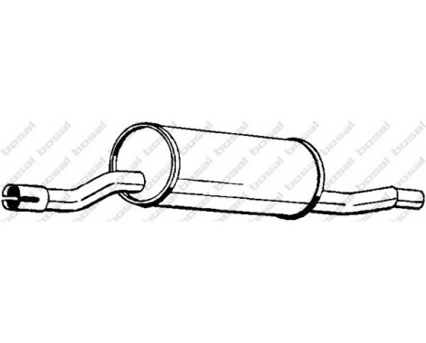 Middle Silencer 135-465 Bosal