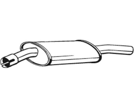 Middle Silencer 135-677 Bosal, Image 2