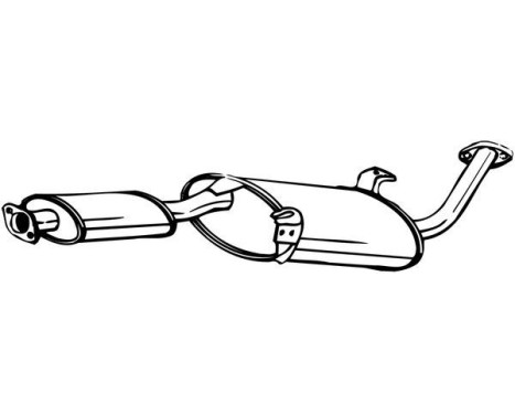 Middle Silencer 145-015 Bosal, Image 2