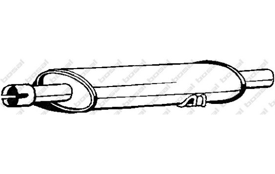 Middle Silencer 148-129 Bosal
