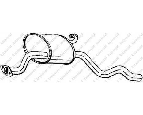 Middle Silencer 154-025 Bosal