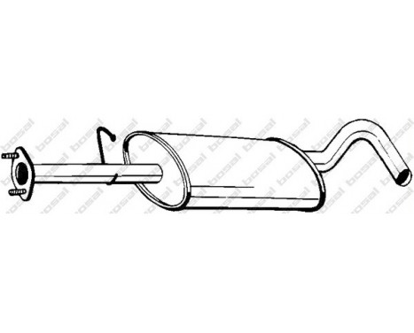 Middle Silencer 154-081 Bosal