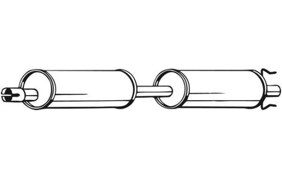 Middle Silencer 154-455 Bosal