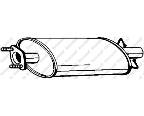Middle Silencer 154-459 Bosal