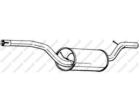 Middle Silencer 154-513 Bosal