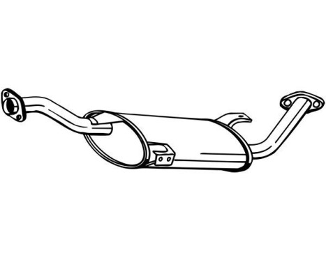 Middle Silencer 154-549 Bosal, Image 2
