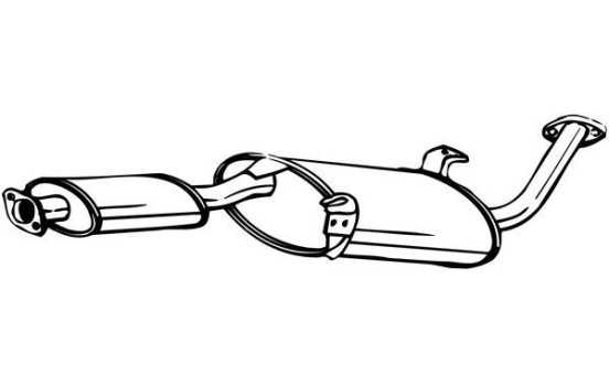 Middle Silencer 154-553 Bosal, Image 2