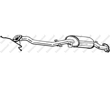Middle Silencer 171-357 Bosal, Image 2