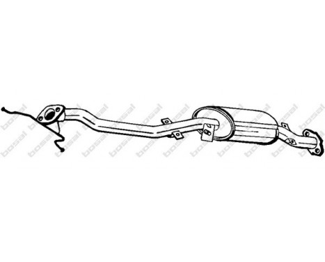 Middle Silencer 171-357 Bosal