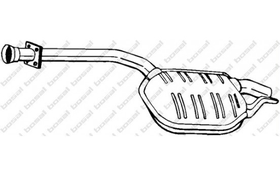 Middle silencer 175-011 Bosal