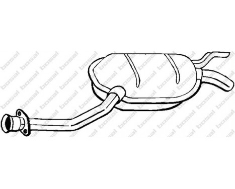 Middle Silencer 175-123 Bosal