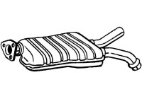 Middle Silencer 175-211 Bosal