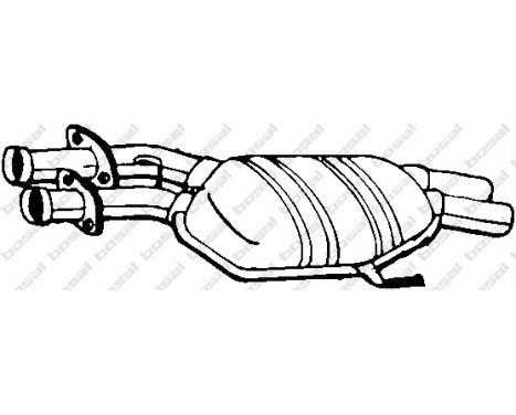 Middle silencer 175-251 Bosal