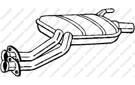 Middle silencer 175-325 Bosal