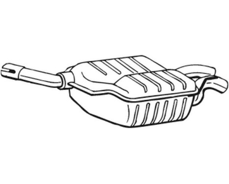 Middle Silencer 175-439 Bosal, Image 2