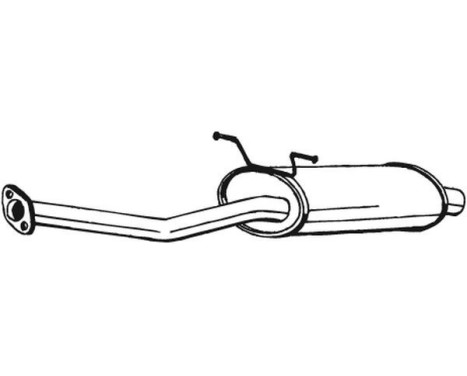 Middle Silencer 177-179 Bosal, Image 2