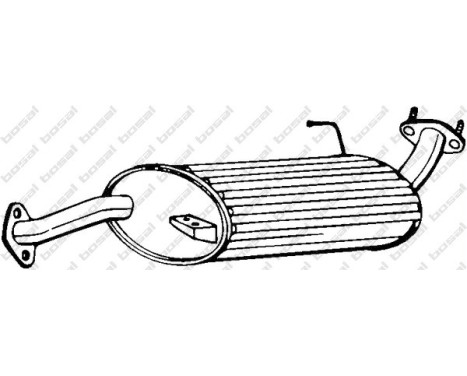 Middle silencer 185-319 Bosal