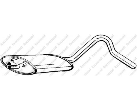Middle Silencer 185-945 Bosal