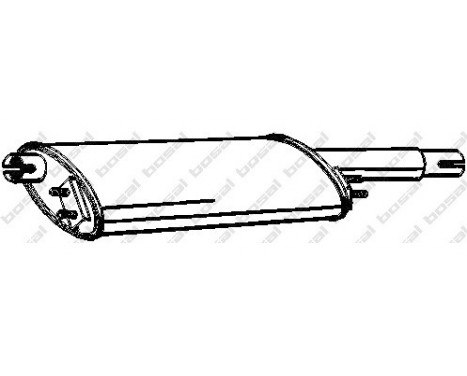 Middle Silencer 190-637 Bosal