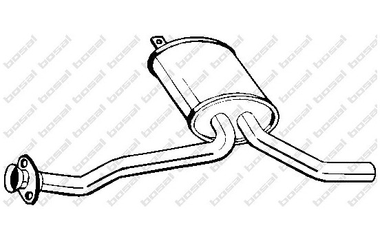 Middle silencer 190-859 Bosal
