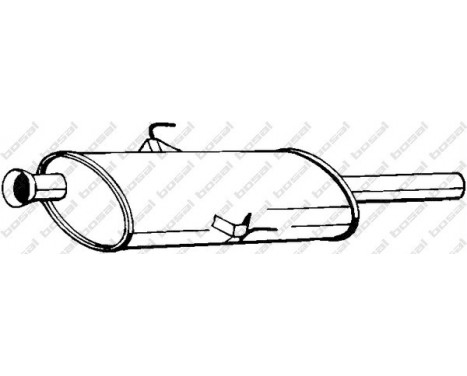 Middle Silencer 200-153 Bosal
