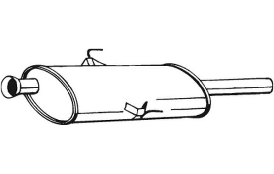 Middle Silencer 200-159 Bosal, Image 2