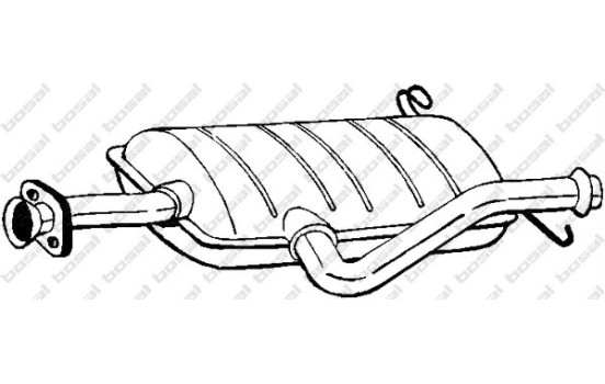 Middle Silencer 200-255 Bosal