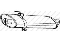 Middle Silencer 200-269 Bosal