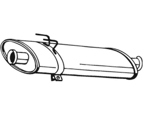 Middle Silencer 200-269 Bosal, Image 2