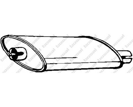 Middle Silencer 200-387 Bosal