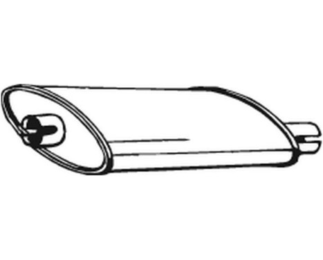 Middle Silencer 200-387 Bosal, Image 2