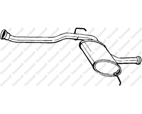 Middle silencer 200-529 Bosal