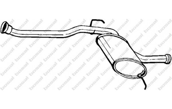Middle silencer 200-529 Bosal
