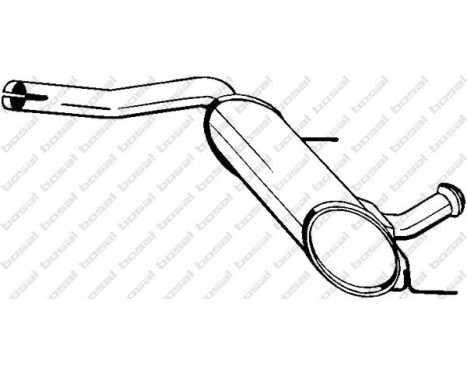 Middle Silencer 200-729 Bosal