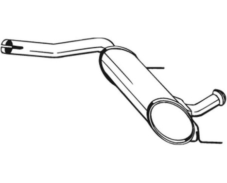 Middle Silencer 200-729 Bosal, Image 2
