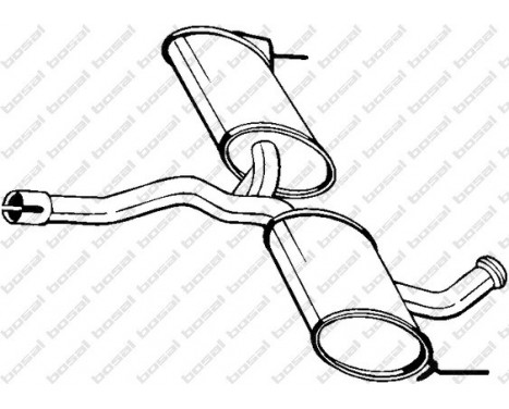 Middle Silencer 200-731 Bosal