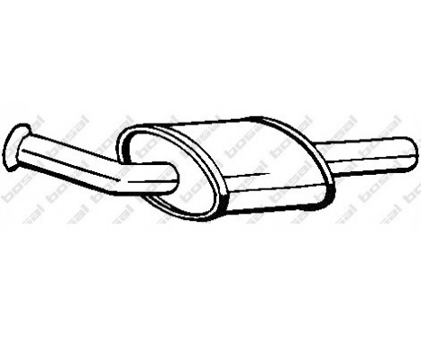 Middle Silencer 200-811 Bosal