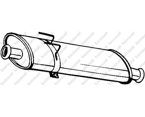 Middle Silencer 200-825 Bosal