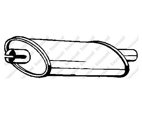 Middle Silencer 200-957 Bosal