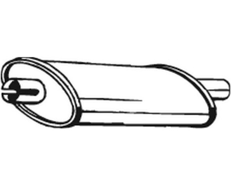 Middle Silencer 200-957 Bosal, Image 2
