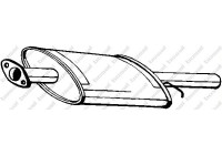 Middle Silencer 210-815 Bosal