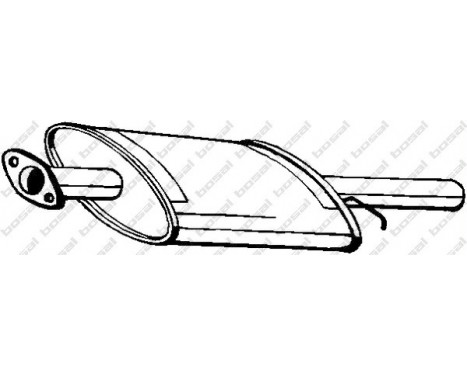 Middle Silencer 210-815 Bosal
