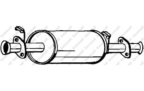 Middle silencer 210-817 Bosal
